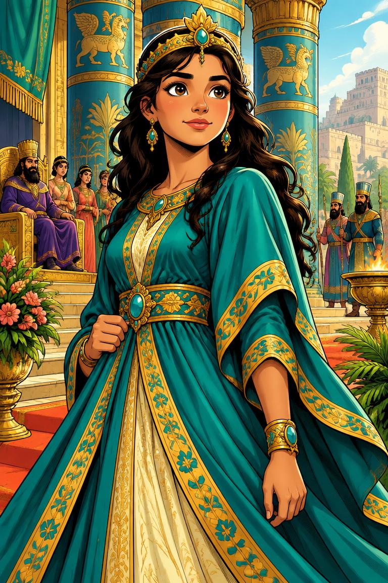 Capa da HQ Ester: Coração Valente
