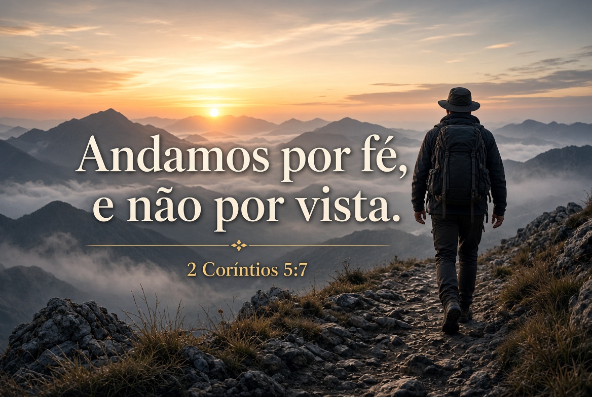 Imagem bíblica de 2 Coríntios 5:7