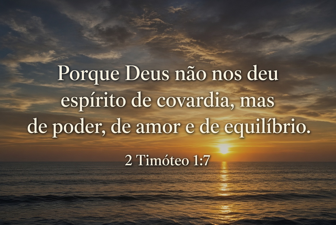Imagem bíblica de 2 Timóteo 1:7
