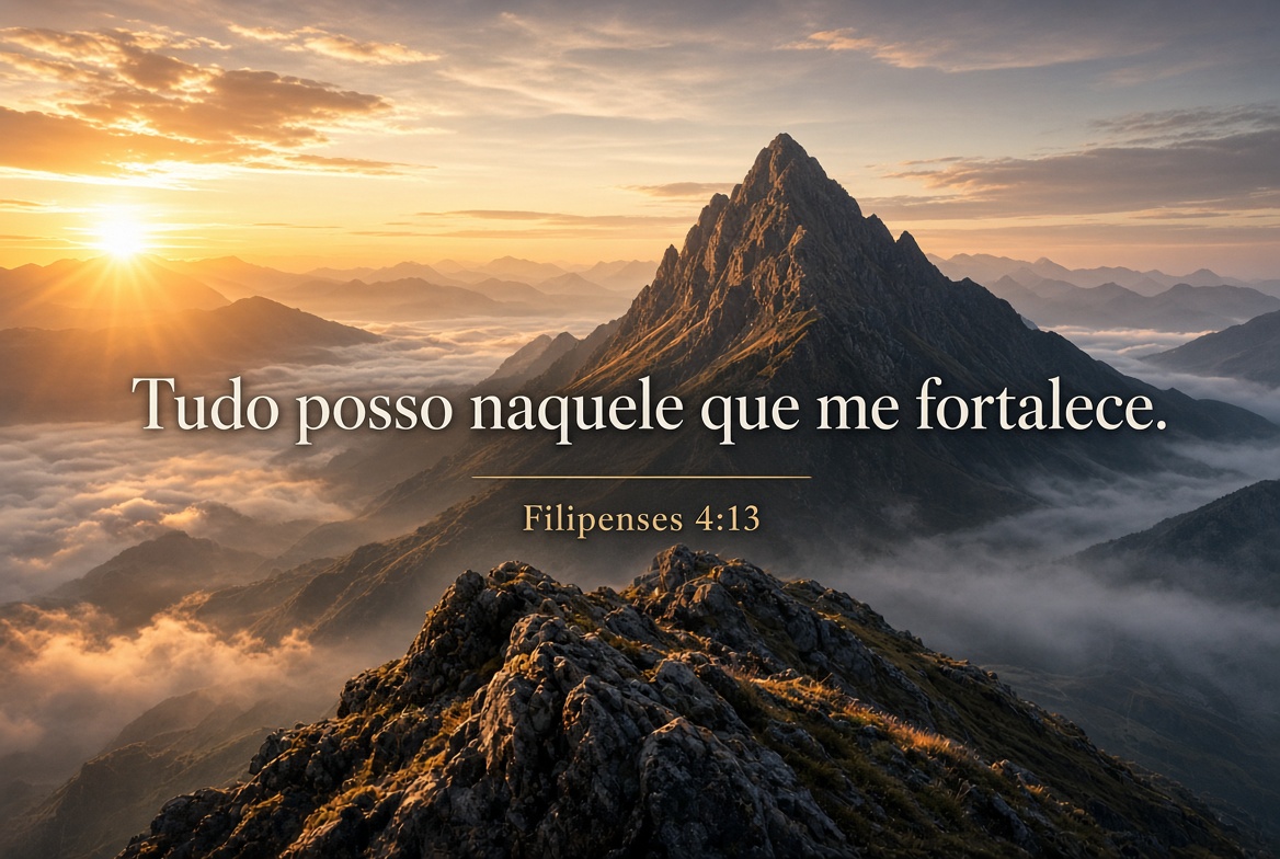 Imagem bíblica de Filipenses 4:13