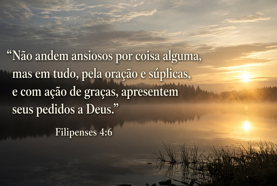 Imagem bíblica de Filipenses 4:6