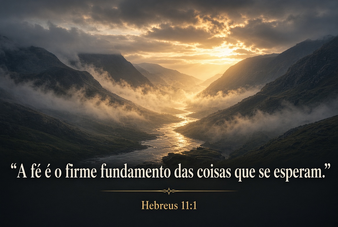 Imagem bíblica de Hebreus 11:1
