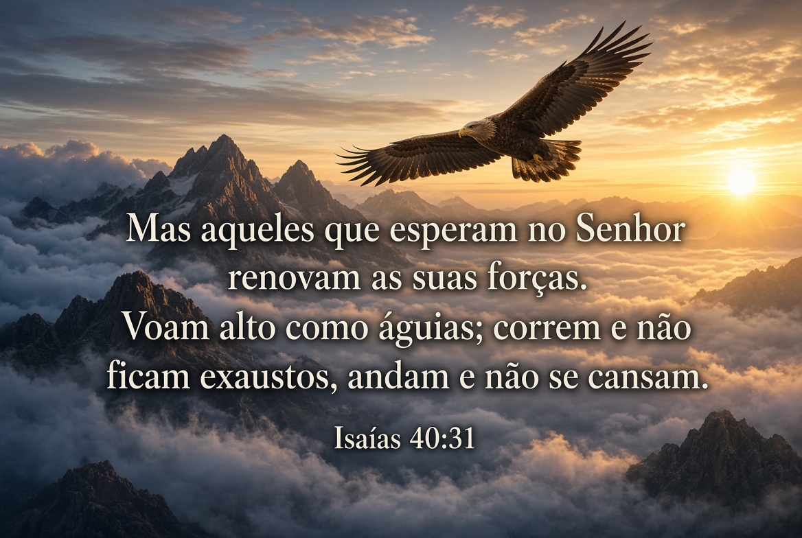 Imagem bíblica de Isaías 40:31