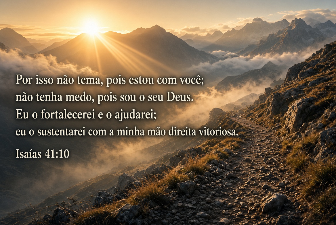 Imagem bíblica de Isaías 41:10