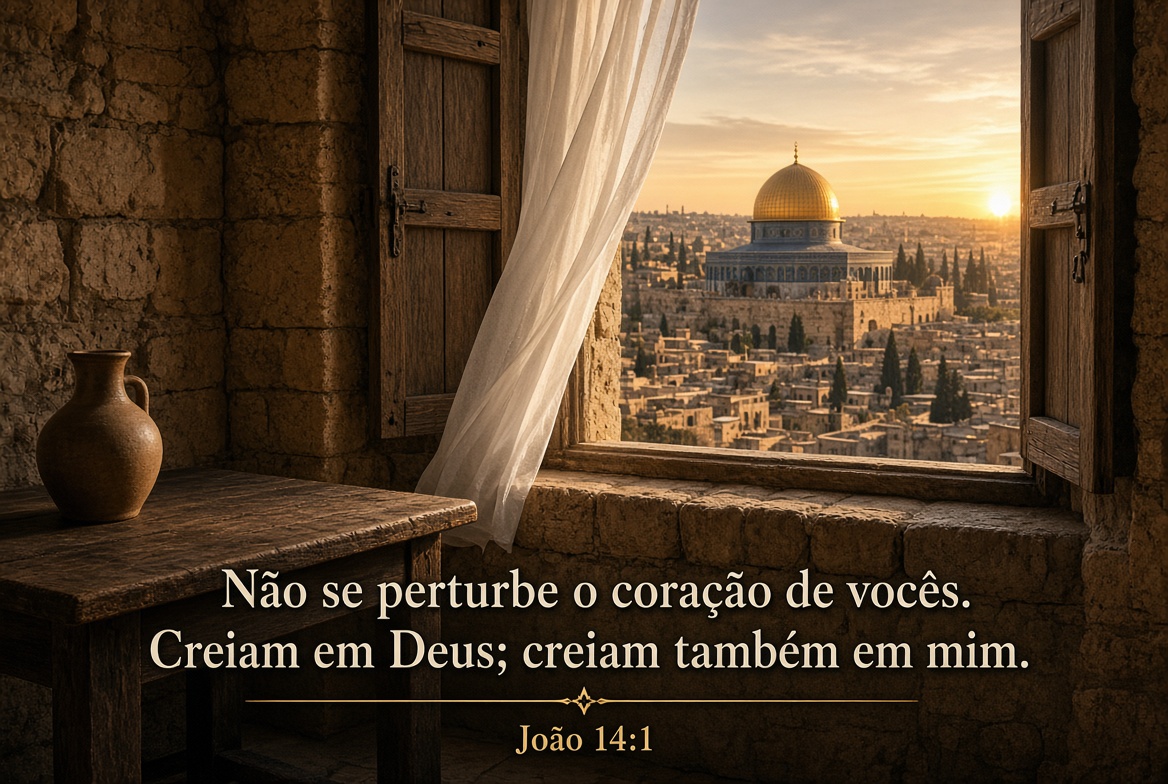Imagem bíblica de João 14:1