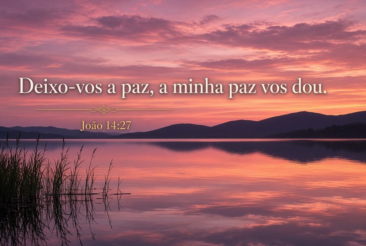 Imagem bíblica de João 14:27