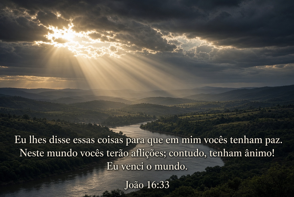 Imagem bíblica de João 16:33