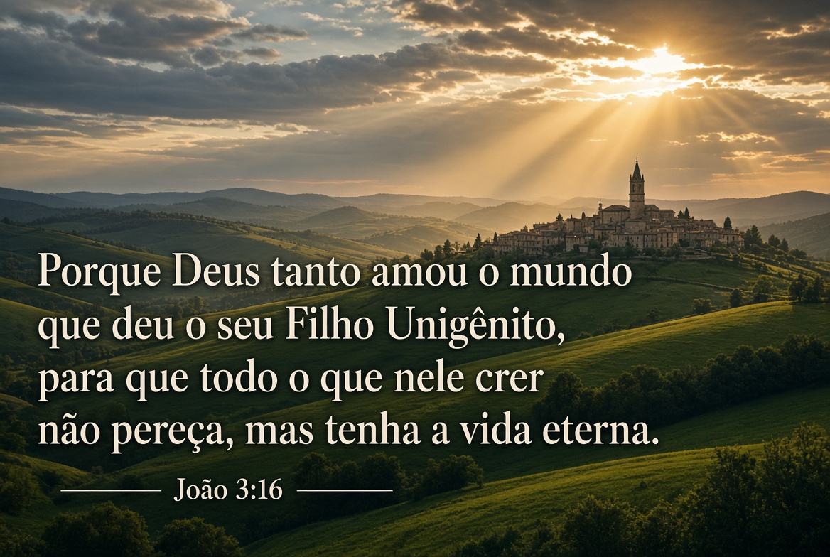 Imagem bíblica de João 3:16