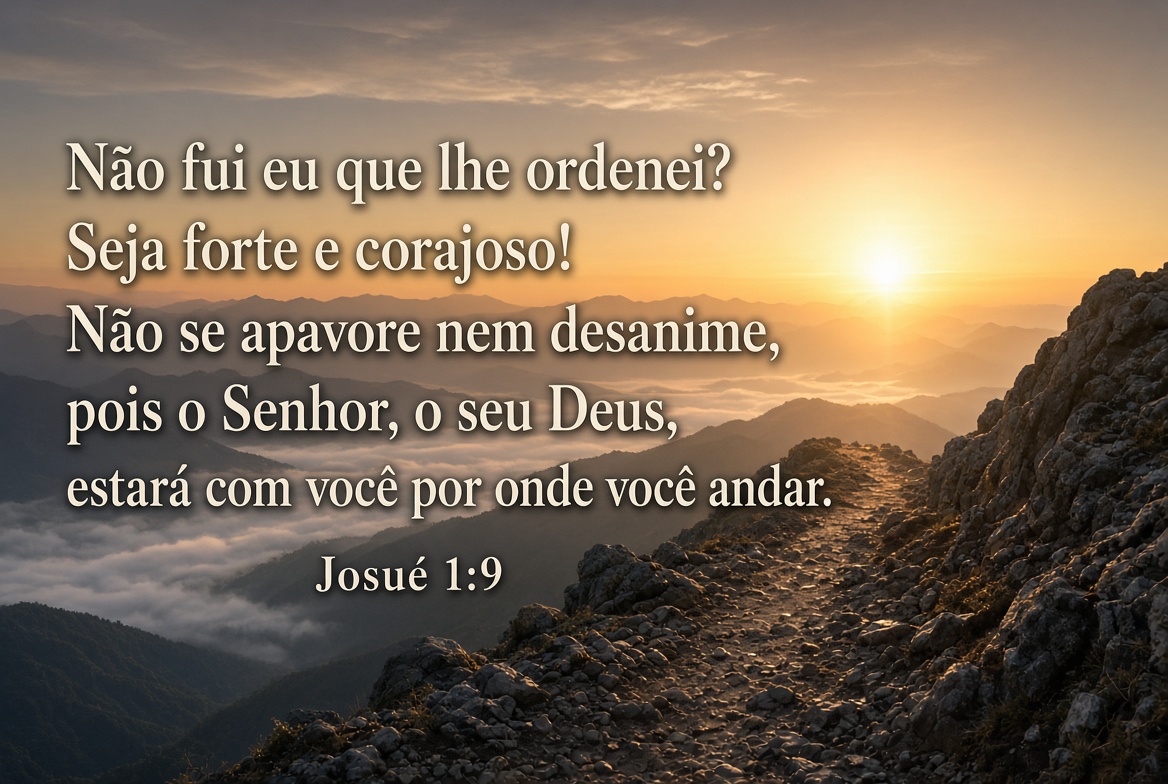 Imagem bíblica de Josué 1:9
