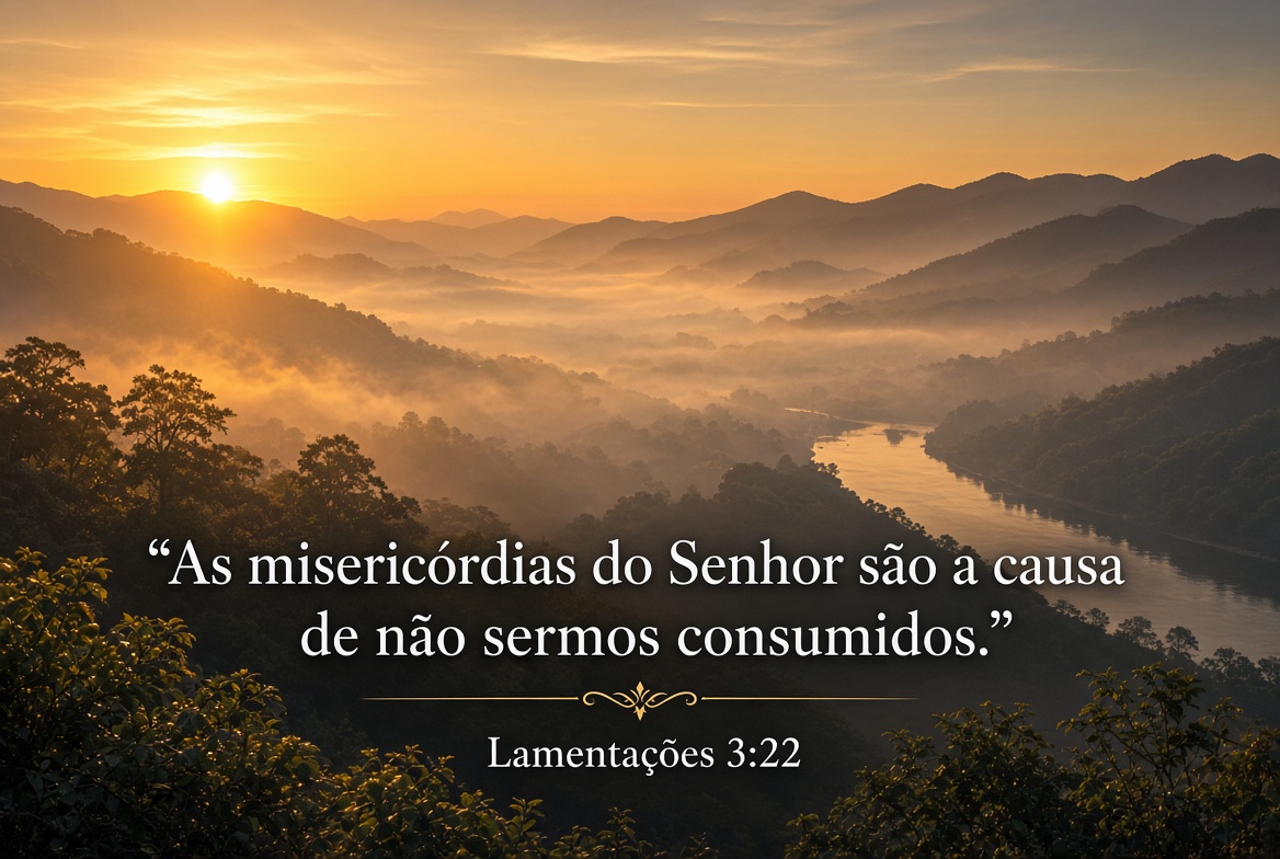 Imagem bíblica de Lamentações 3:22