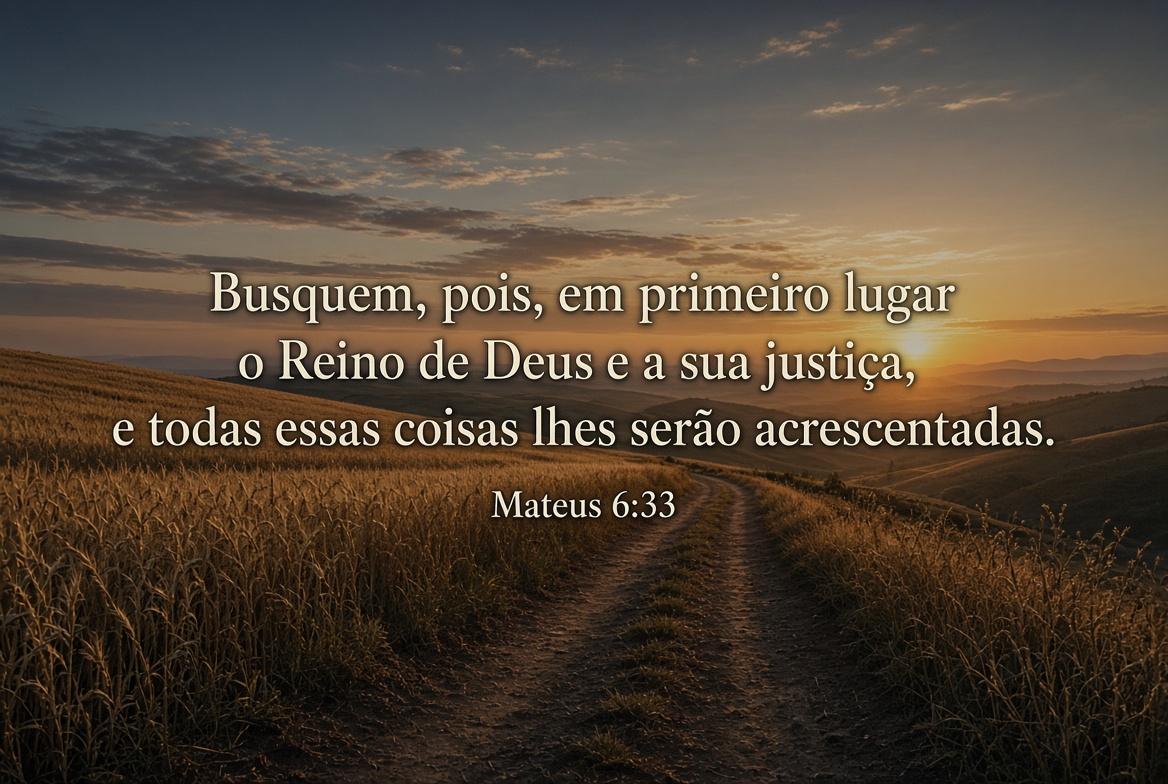 Imagem bíblica de Mateus 6:33
