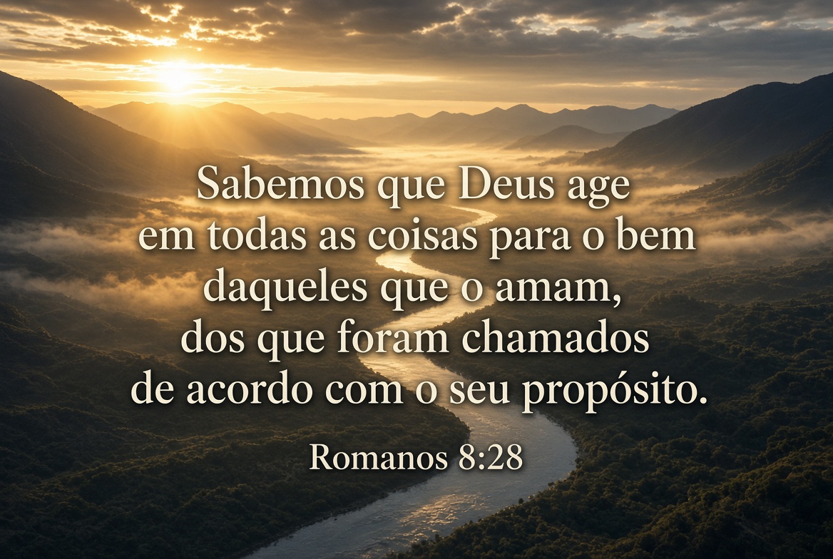 Imagem bíblica de Romanos 8:28