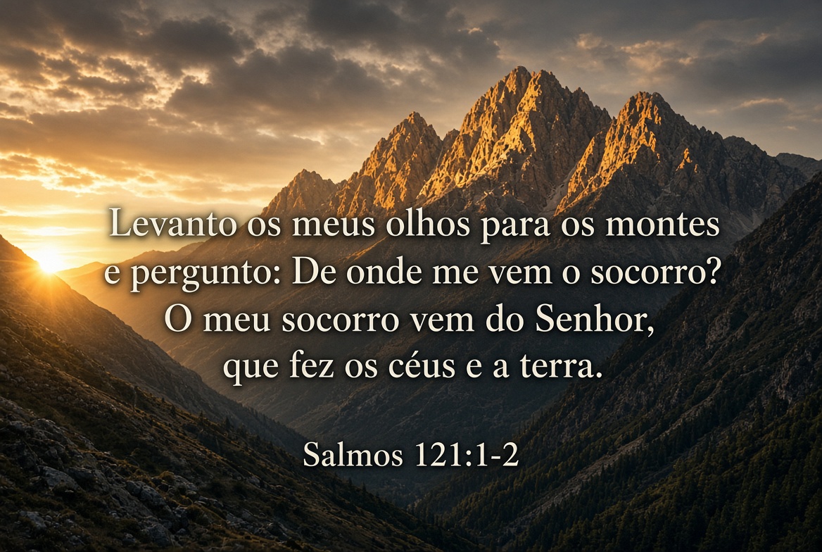 Imagem bíblica de Salmos 121:1-2