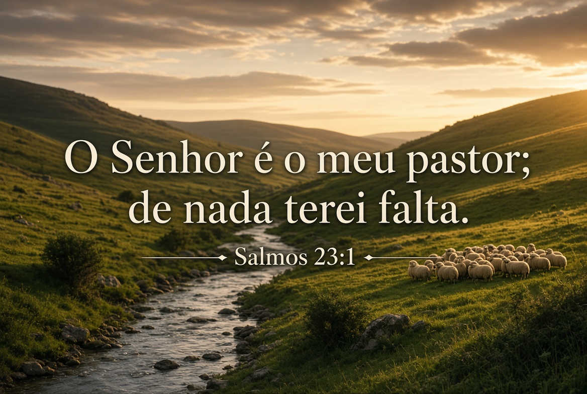 Imagem bíblica de Salmos 23:1
