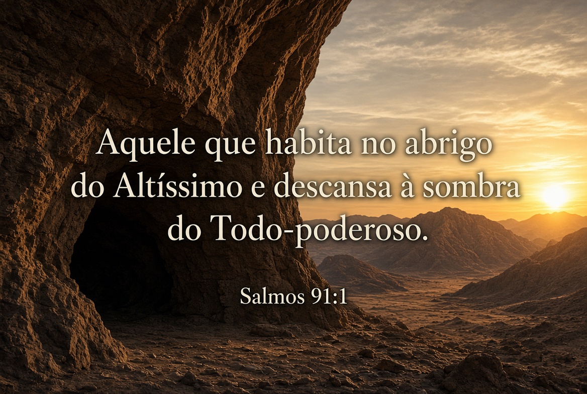 Imagem bíblica de Salmos 91:1